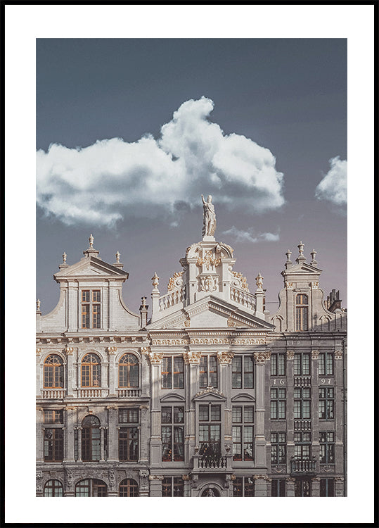 Elegant Architecture in Brussels Poster