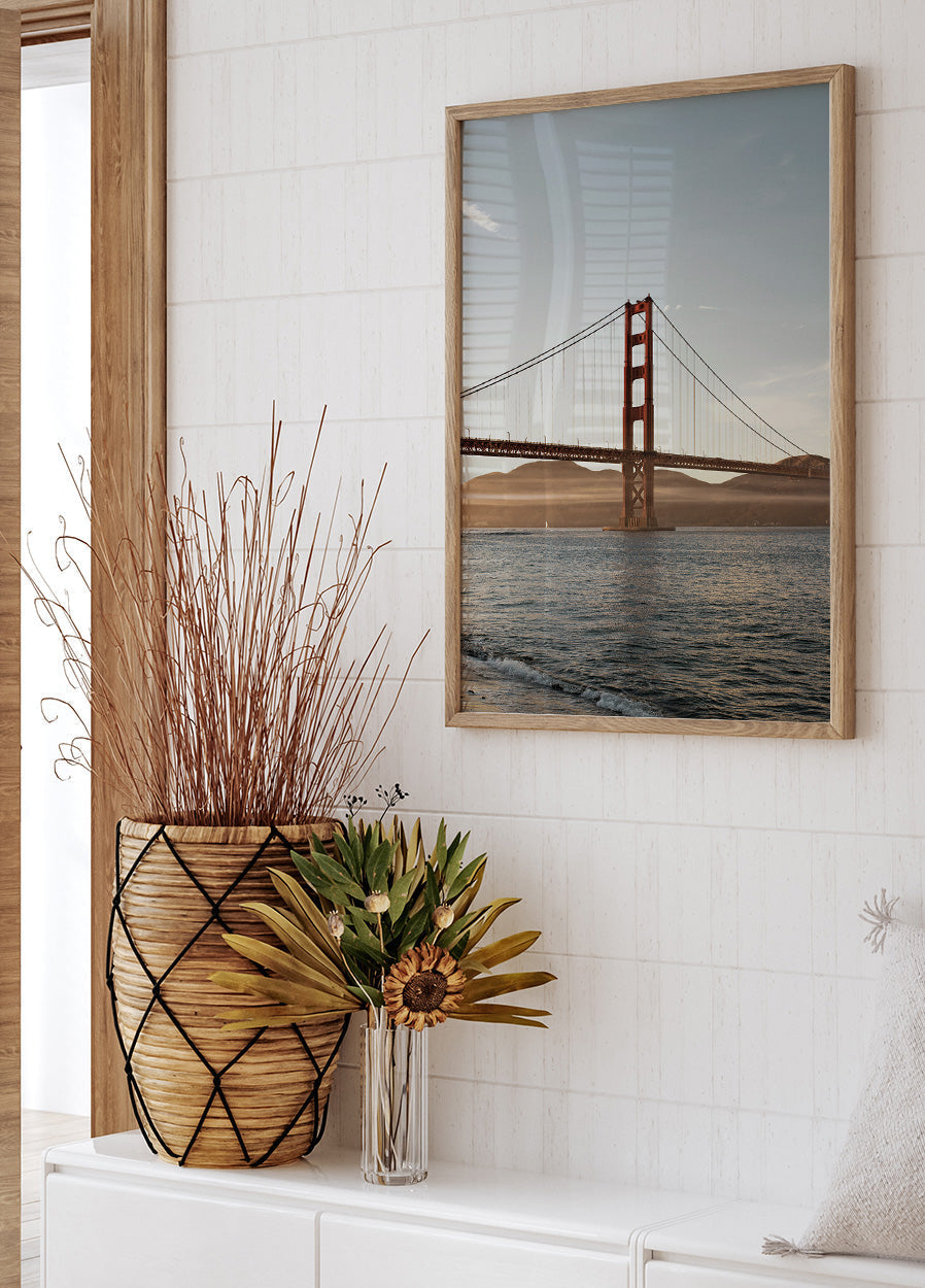 Golden Gate Bridge Scenic View Poster