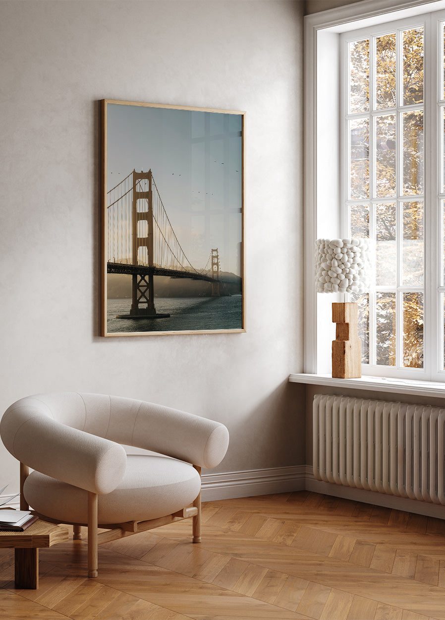 Golden Gate Bridge Sunset Poster