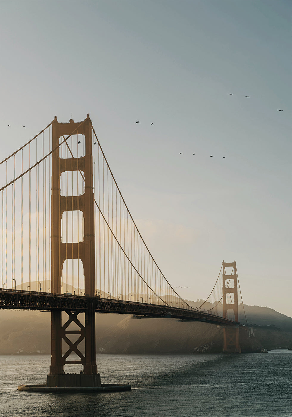 Golden Gate Bridge Sunset Poster