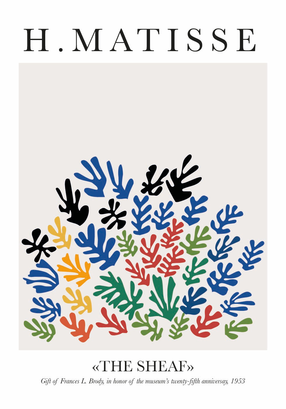 H. Matisse The Sheaf Poster