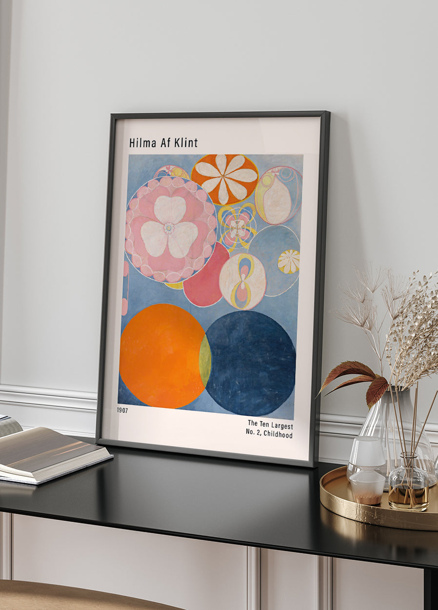 Colorful Abstract Art by Hilma Af Klint Poster