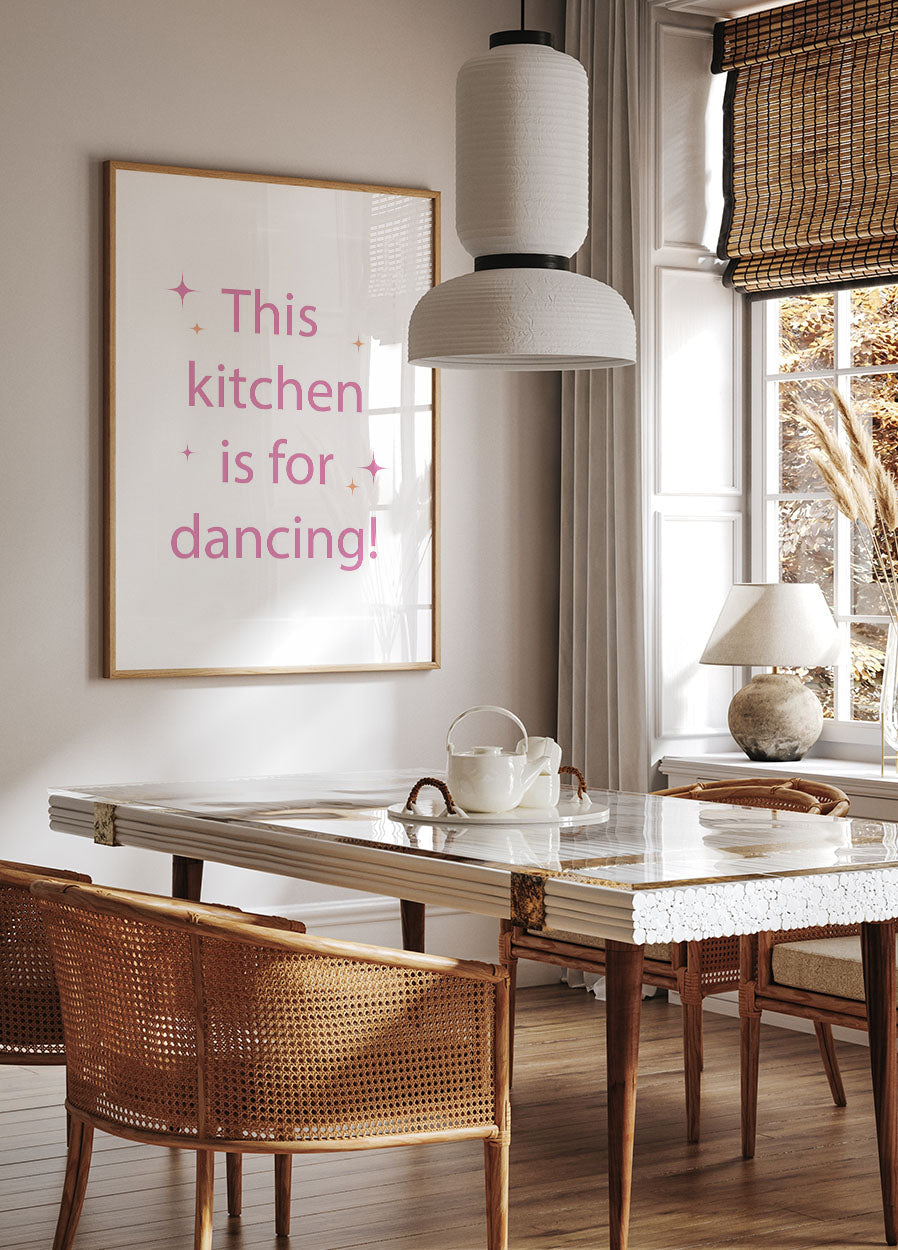 Kitchen Is For Dancing Plakat - Posterbox.no