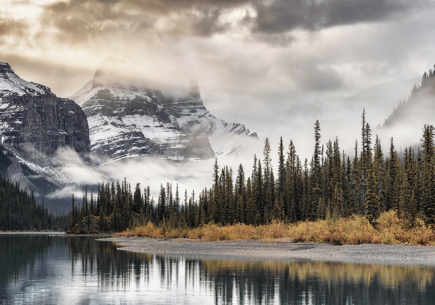 Maligne Lake Poster