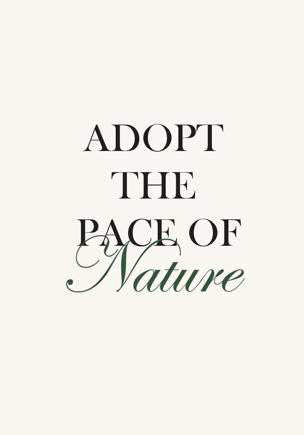 Pace Of Nature Plakat - Posterbox.no