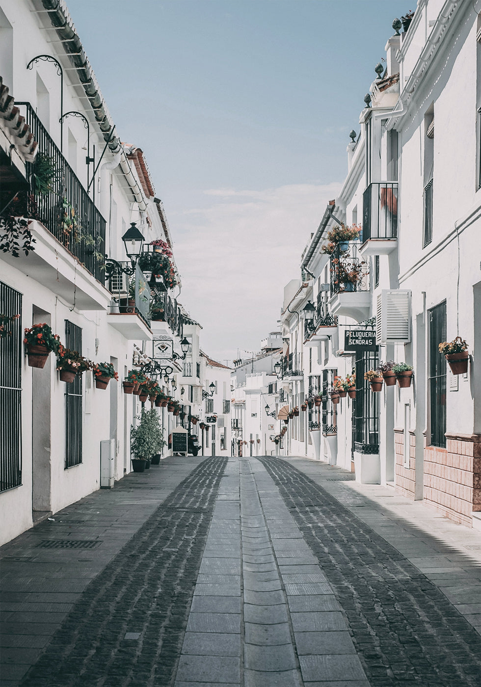 Charming Streets of Mijas Poster