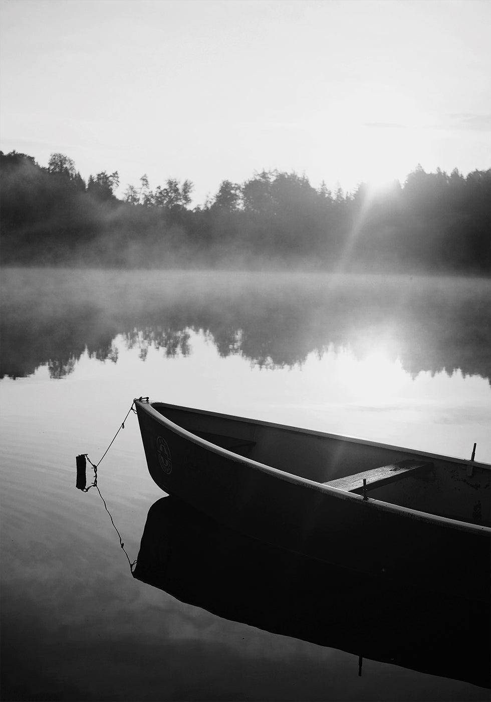 Sunrise On The Lake Poster