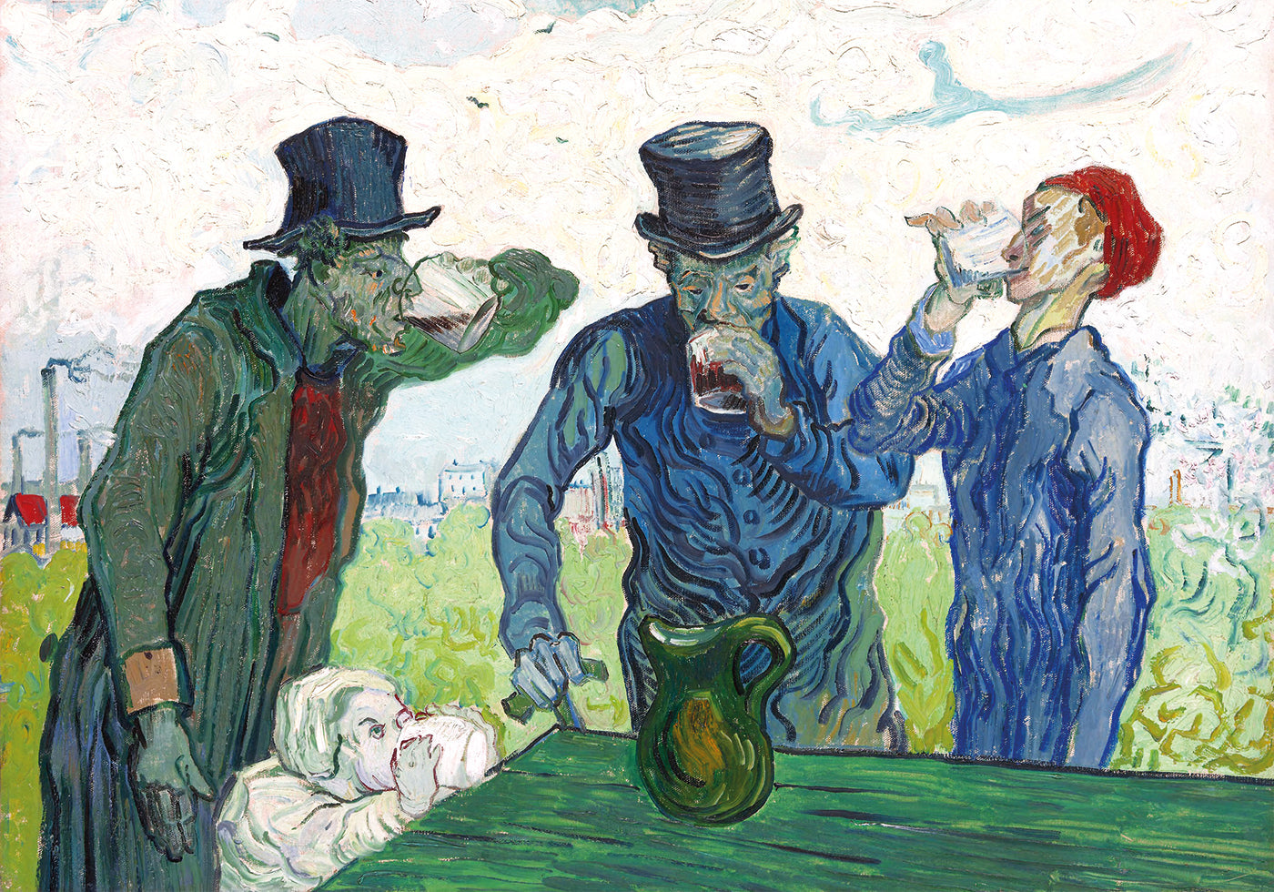 The Drinkers By Vincent van Gogh Poster