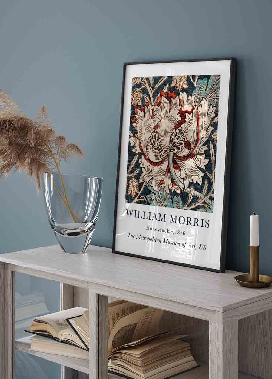 William Morris Honeysuckle Poster