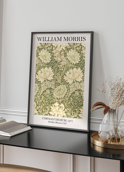 William Morris Chrysanthemum Poster