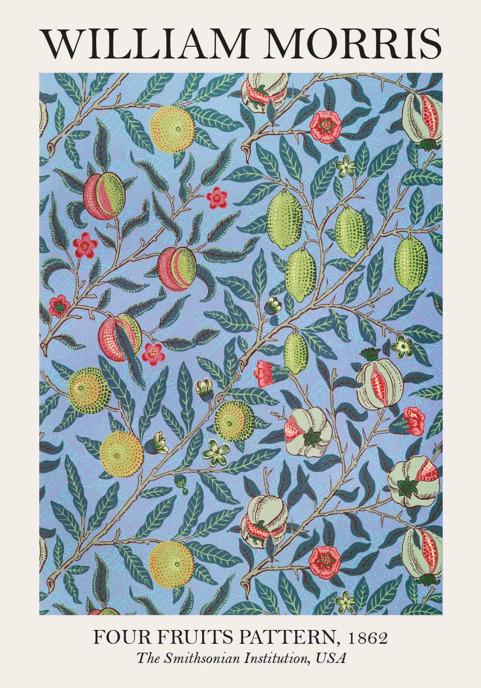 William Morris Four Fruits Poster