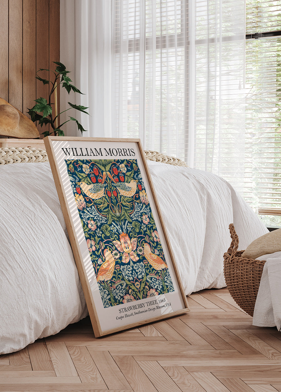 William Morris Strawberry Thief Poster