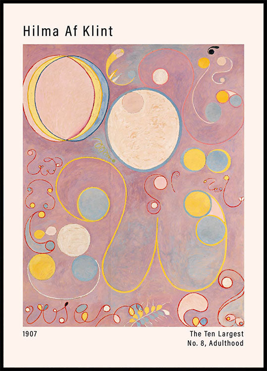 Hilma Af Klint: The Ten Largest Series, No. 8, Adulthood Poster