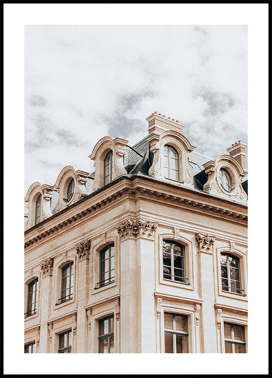 Elegant Parisian Architecture Poster