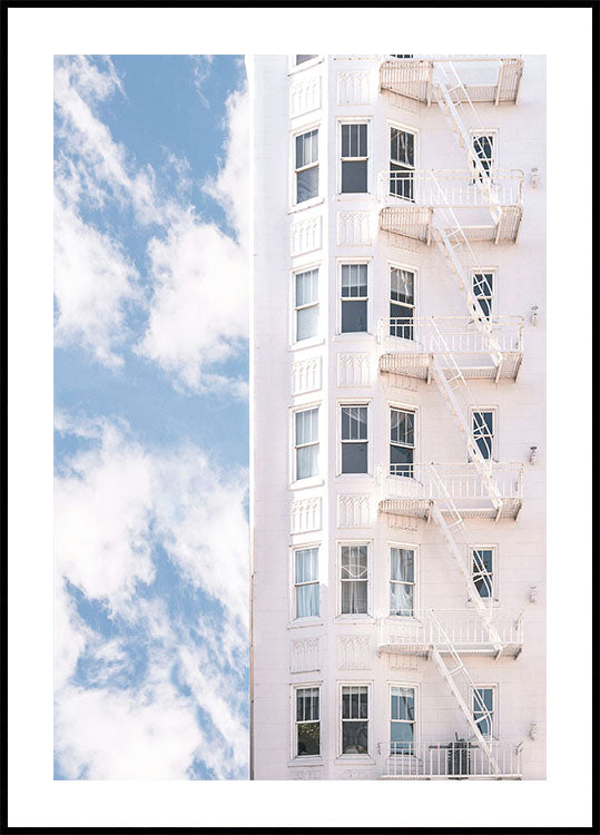 White Building Poster