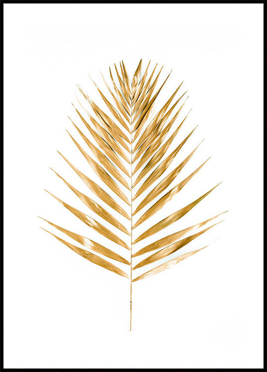 Golden Leaf Poster