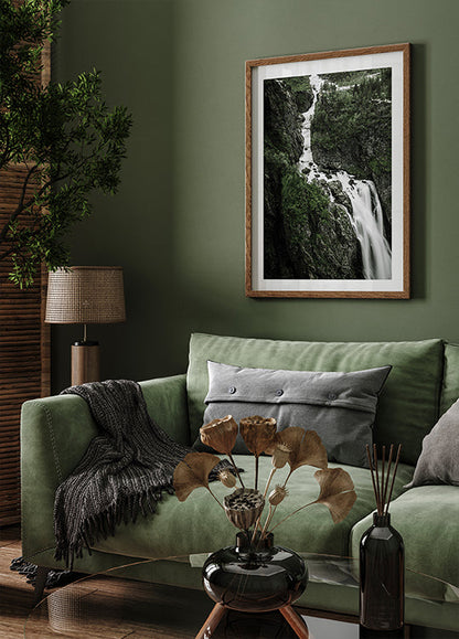 Majestic Waterfall Vøringfossen Poster