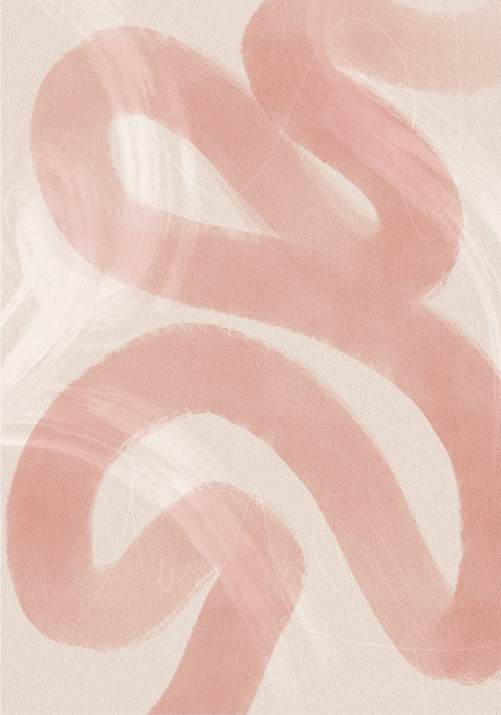 Pink Abstract Poster