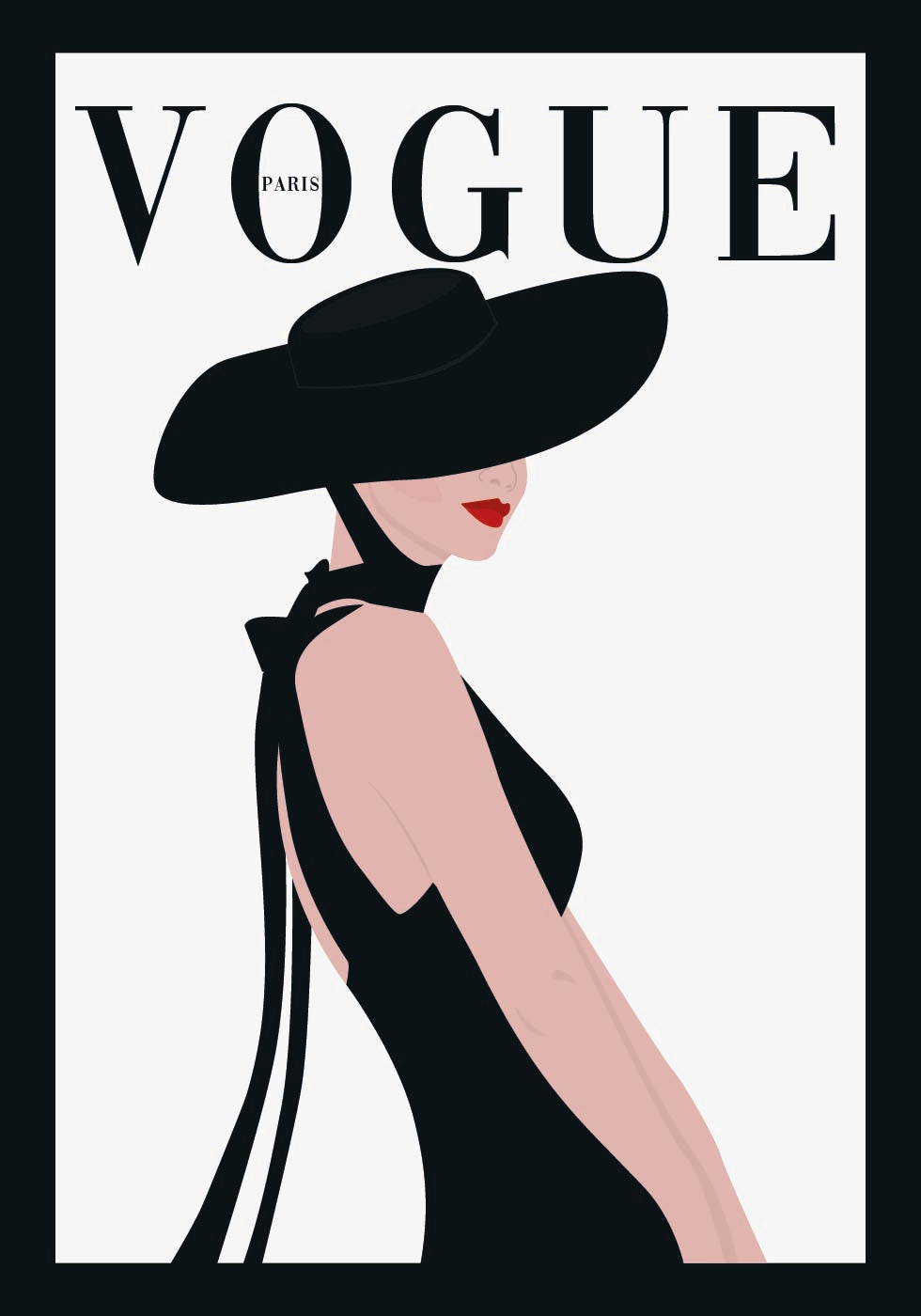 Chic Paris Fashion Poster